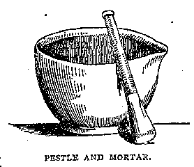 Illustration: PESTLE AND MORTAR.