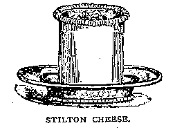 Illustration: STILTON CHEESE.