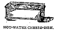 Illustration: HOT-WATER CHEESE-DISH.