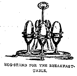 Illustration: EGG-STAND FOR THE BREAKFAST-TABLE.