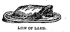 Illustration: LOIN OF LAMB.