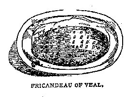 Illustration: FRICANDEAU OF VEAL.