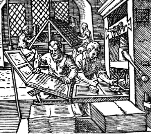Printers at Work, Anon., 1568
